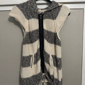 Free People knit hooded vest